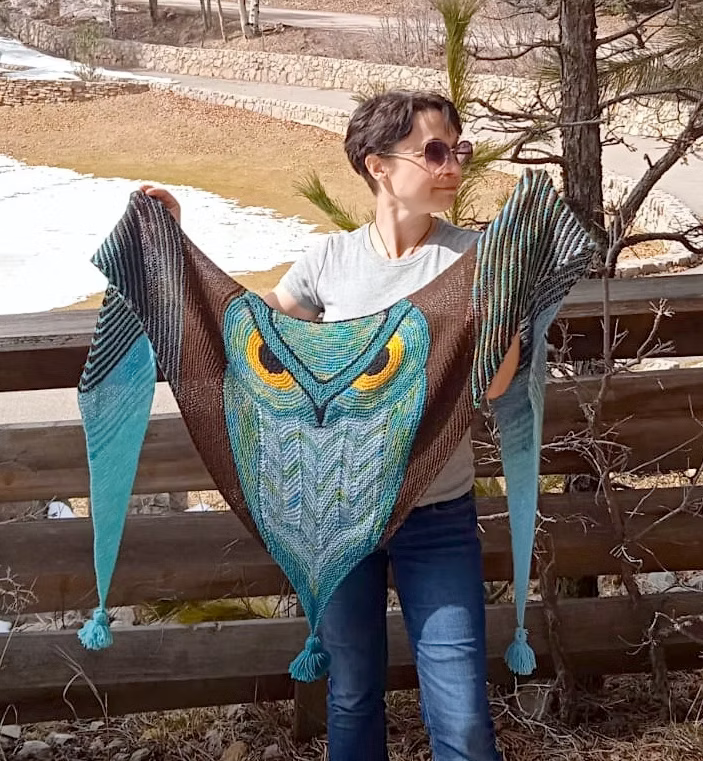 Owl Shawl