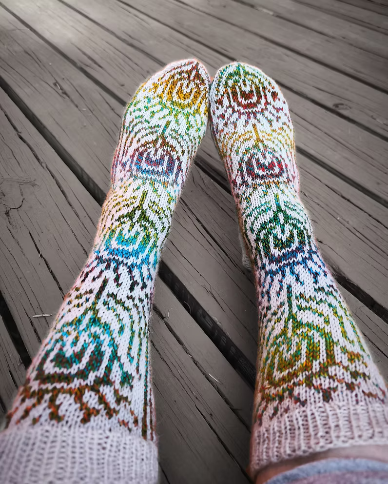 Weekend Socks and Cowl