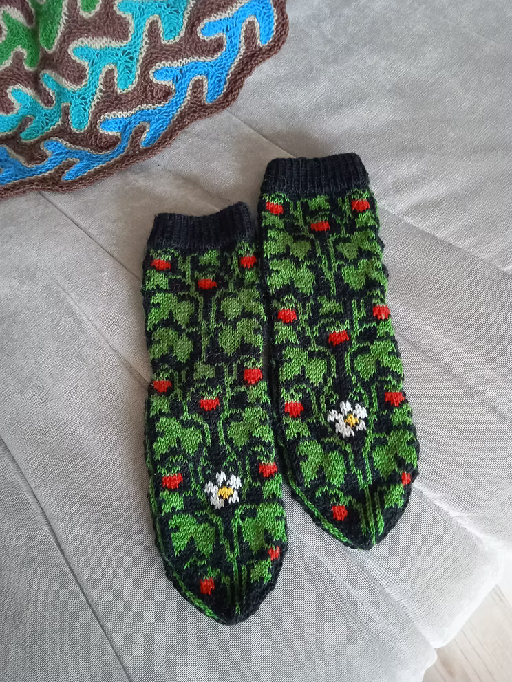 Wild Strawberry Socks