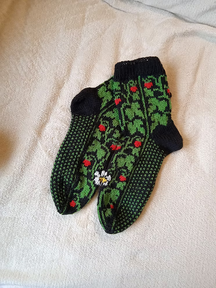 Wild Strawberry Socks