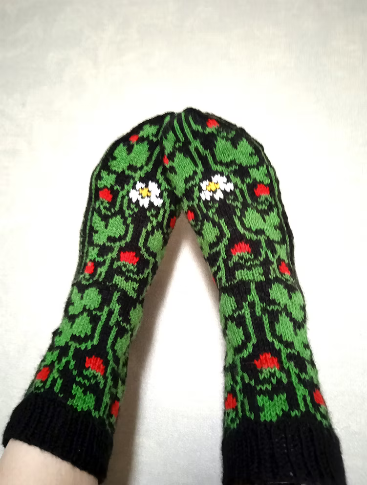 Wild Strawberry Socks