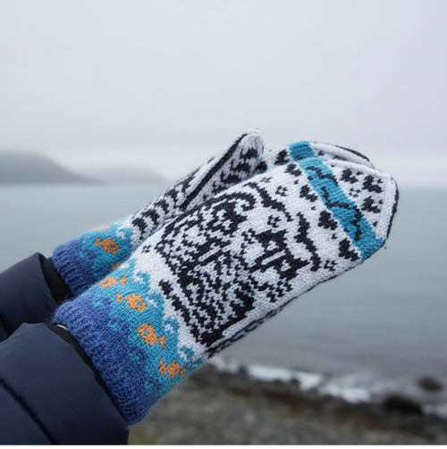 A Day By the Sea – Side Profile Mittens