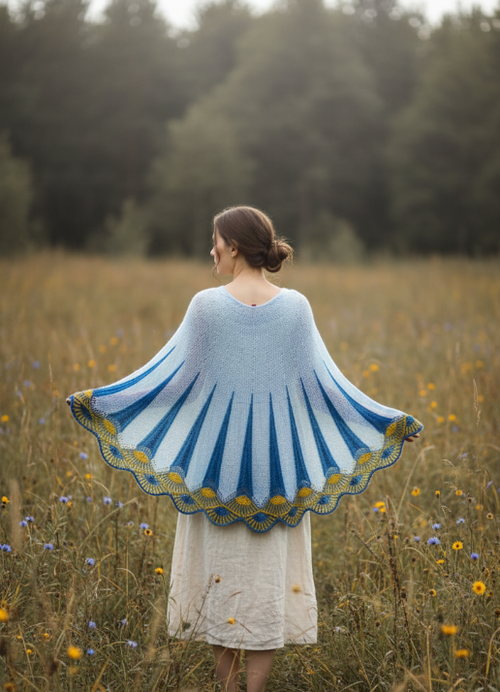 Amun Ra Shawl – Natural Setting