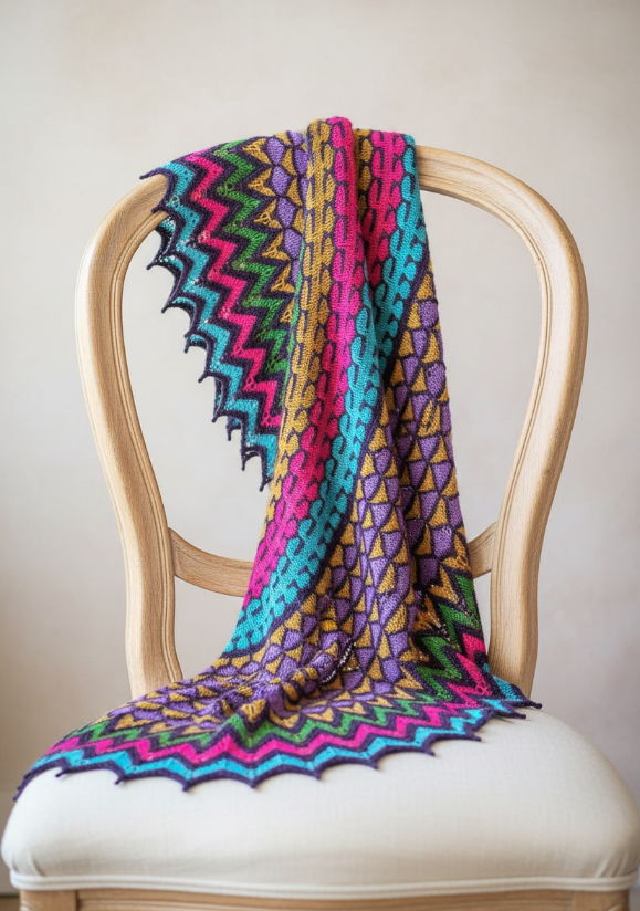 Bazaar Draped Over Chair