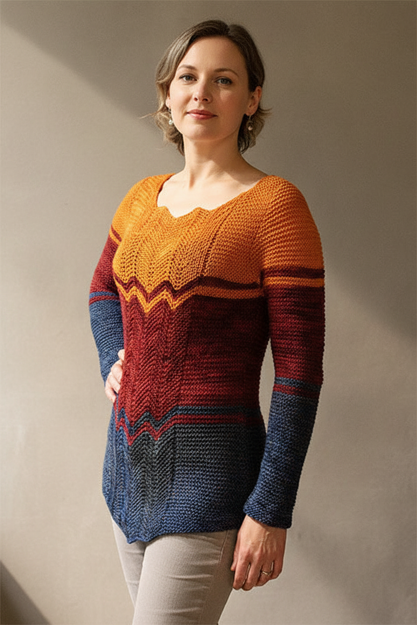 Dragon Tail Sweater – 3/4 Angle