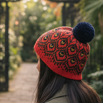 Pava hat in botanical garden setting