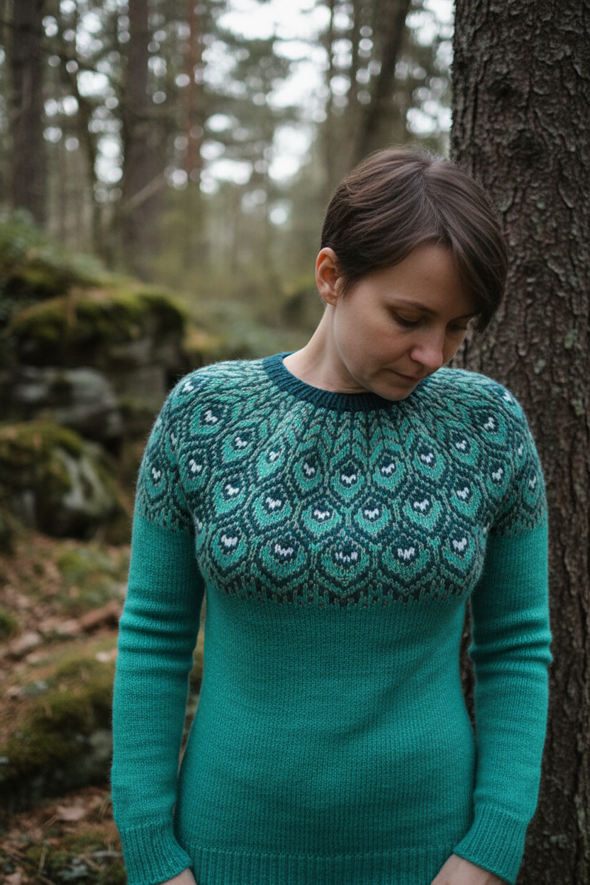 Pava Sweater - Full Upper Body Forest