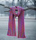 Vertizontal Scarf – Hanging on Branch