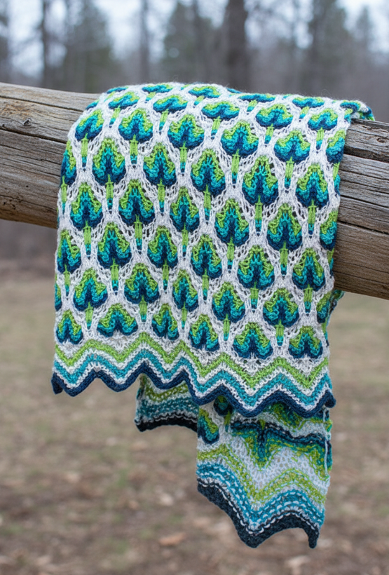 Vesna Scarf – Tossed and Bunched