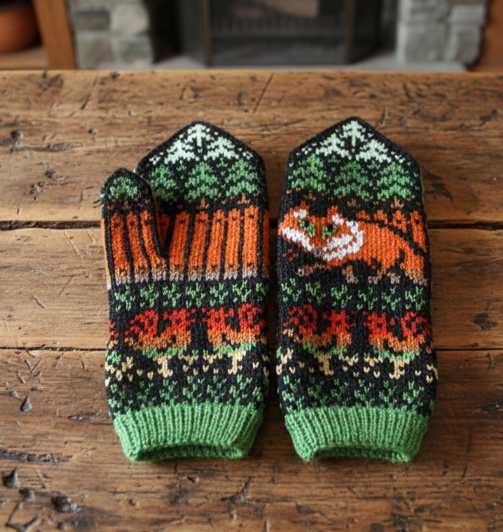 Wicked Fox – Flat Lay on Rustic Wood